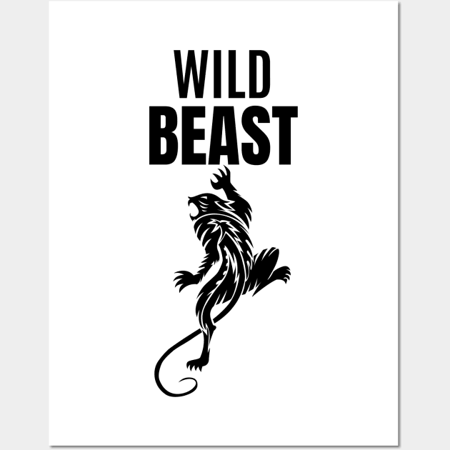 Wild Beast - panther Wall Art by RIVEofficial